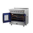 FORNO Massimo 36" Freestanding French Door Electric Range - FFSEL6955-36
