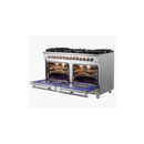 FORNO Massimo 60-Inch Freestanding Dual Fuel Range in Stainless Steel - FFSGS6125-60