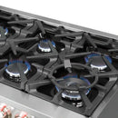 FORNO Massimo 60-Inch Freestanding Gas Range in Stainless Steel - FFSGS6239-60