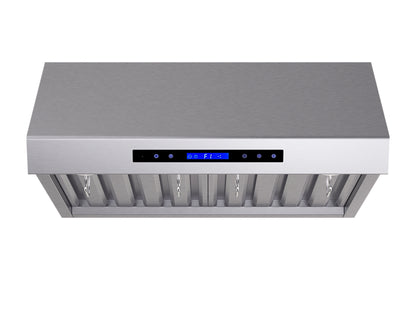 FORNO Palazzo 30'' 500 CFM Wall Mount Range Hood in Stainless Steel, FRHWM5030-30