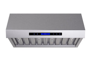 FORNO Palazzo 30'' 500 CFM Wall Mount Range Hood in Stainless Steel, FRHWM5030-30