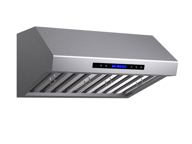 FORNO Palazzo 30'' 500 CFM Wall Mount Range Hood in Stainless Steel, FRHWM5030-30