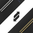 Forno Salerno Espresso 33-inch Side-by-Side 15.6 Cu.Ft. Refrigerator with Brass Handle - FFRBI1805-33BLK