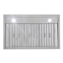 Kucht 36-Inch Wall Mounted Hood 900 CFM in Red KRH3615A-R
