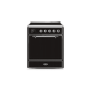 ILVE 30" Majestic II Series Induction Range with 4 Elements 2.3 cu. ft. Total Oven Capacity TFT Oven Control Display UMI30QNE3