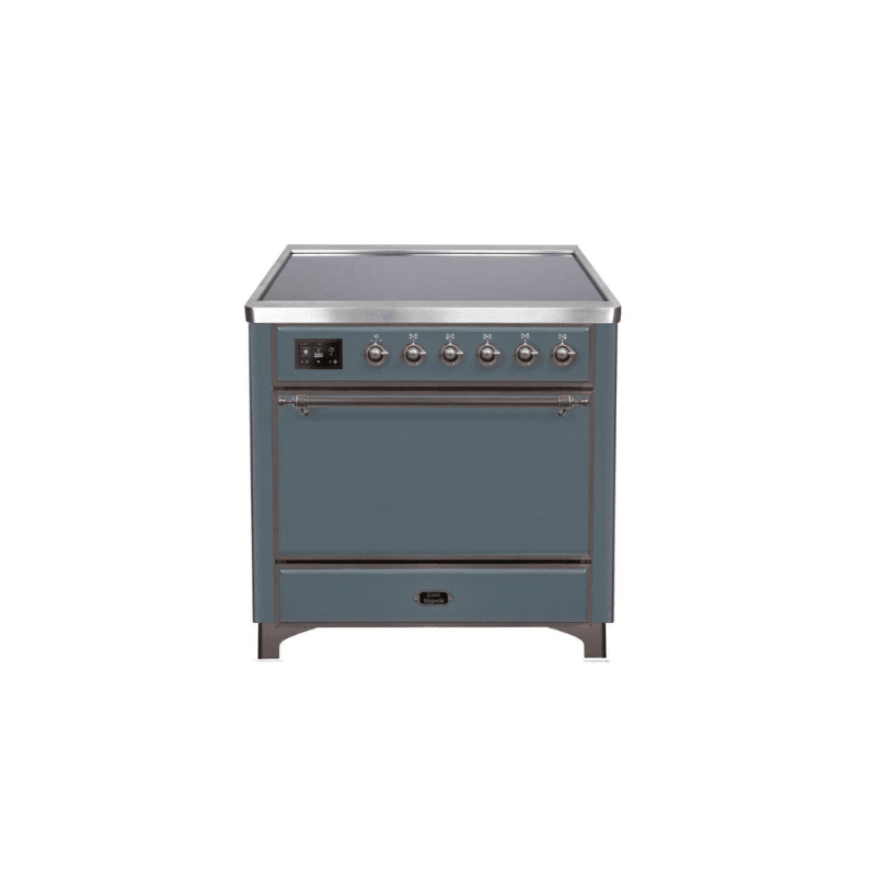 ILVE 36 Inch Majestic II Series Induction Range with 5 Elements 3.5 cu. ft. Oven Capacity TFT Oven Control Display Solid Door UMI09QNS3