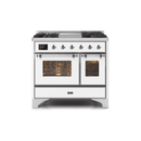 ILVE 40 Inch Majestic II Series Natural Gas/ Propane Gas Burner and Electric Oven with 6 Sealed Burners UMD10FDNS3