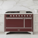 ILVE Majestic II 48" Solid Door Dual Fuel Range – Liquid Propane