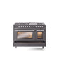 ILVE 48-Inch Professional Plus II Freestanding Dual Fuel Range with 8 Sealed Burner - UP48FWMP