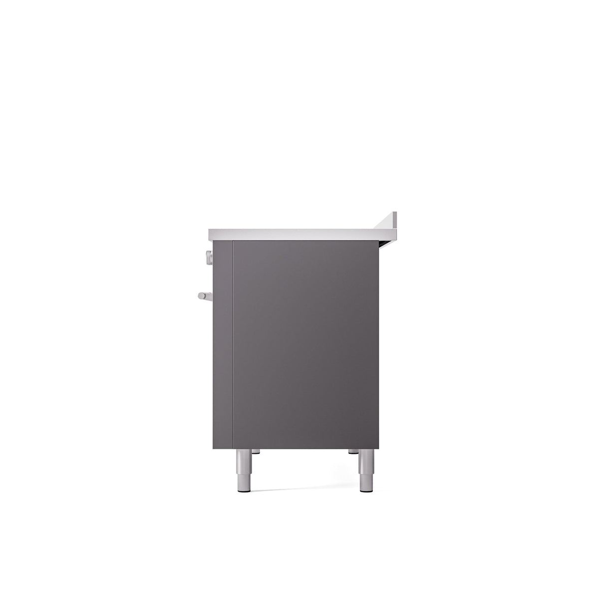 ILVE 48" Professional Plus II Series Freestanding Electric Double Oven Range with 8 Elements, Triple Glass Cool Door, Convection Oven, TFT Oven Control Display and Child Lock - UPI486WMP