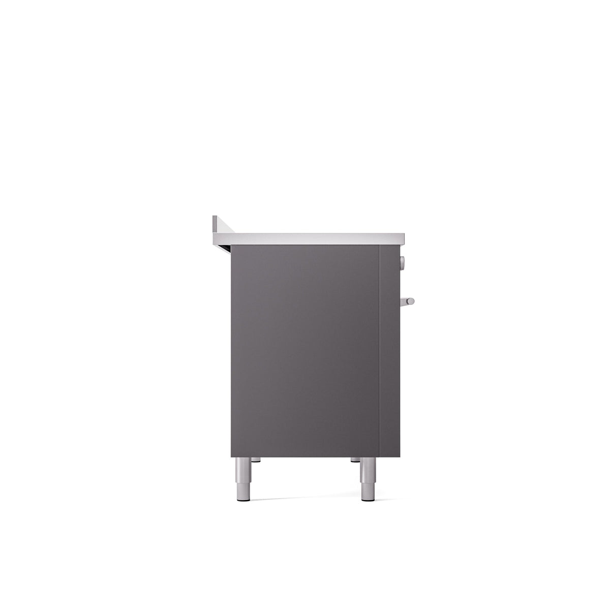 ILVE 48" Professional Plus II Series Freestanding Electric Double Oven Range with 8 Elements, Triple Glass Cool Door, Convection Oven, TFT Oven Control Display and Child Lock - UPI486WMP