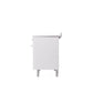 ILVE 48" Professional Plus II Series Freestanding Electric Double Oven Range with 8 Elements, Triple Glass Cool Door, Convection Oven, TFT Oven Control Display and Child Lock - UPI486WMP