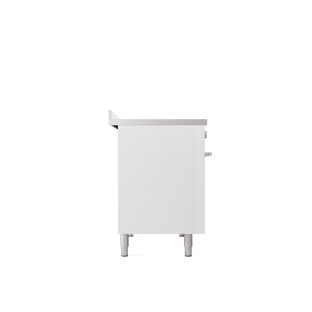 ILVE 48" Professional Plus II Series Freestanding Electric Double Oven Range with 8 Elements, Triple Glass Cool Door, Convection Oven, TFT Oven Control Display and Child Lock - UPI486WMP