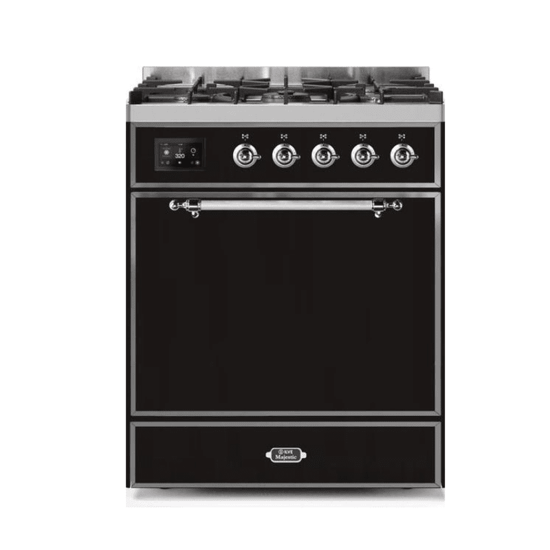 ILVE - Majestic II Series - 30 Inch Dual Fuel Freestanding Range Gas/Propane UM30DQNE3