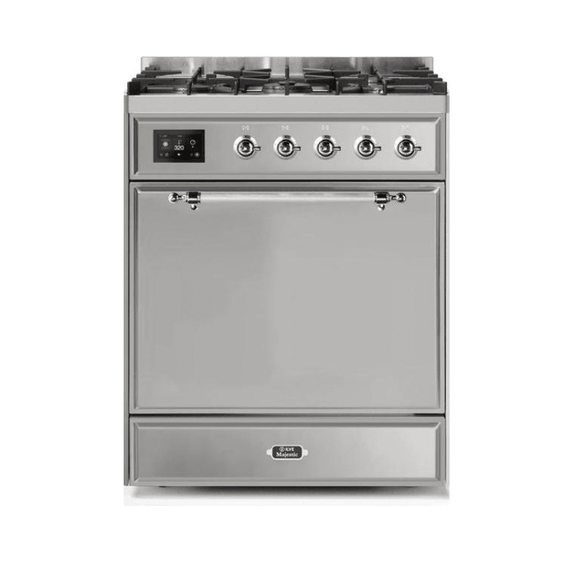 ILVE - Majestic II Series - 30 Inch Dual Fuel Freestanding Range Gas/Propane UM30DQNE3