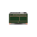 ILVE Majestic II Series 60 Inch Dual Fuel Freestanding Range Gas/Propane UM15FDQNS3