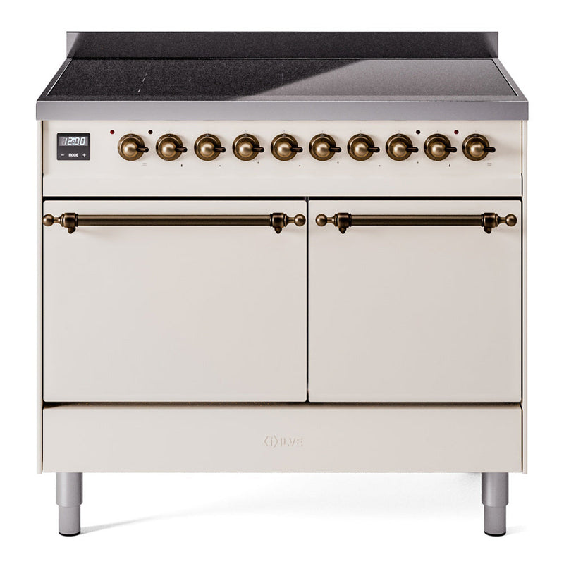 ILVE Nostalgie II 40" Electric Range with 6 Induction Elements Solid Door - UPDI406QNMP