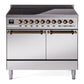 ILVE Nostalgie II 40" Electric Range with 6 Induction Elements Solid Door - UPDI406QNMP