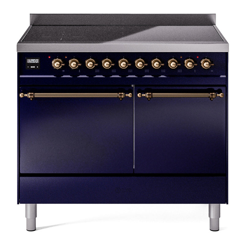 ILVE Nostalgie II 40" Electric Range with 6 Induction Elements Solid Door - UPDI406QNMP