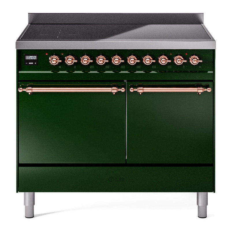 ILVE Nostalgie II 40" Electric Range with 6 Induction Elements Solid Door - UPDI406QNMP