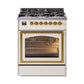 ILVE Nostalgie II Noblesse 30″ Dual Fuel Range Triple Glass Door - UN30NMP