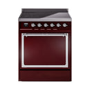 ILVE Nostalgie II Noblesse 30″ Induction Freestanding Range with Solid Door - UNI304QNMP