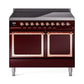 ILVE Nostalgie II Noblesse 40″ Induction Freestanding Range with Solid Door - UNDI406QNMP