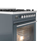 ILVE Professional Plus II 30-Inch Freestanding Dual Fuel Range with 5 Sealed Burner - UP30WMP