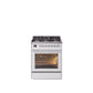 ILVE Professional Plus II 30-Inch Freestanding Dual Fuel Range with 5 Sealed Burner - UP30WMP