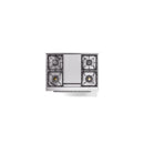 ILVE Professional Plus II 36-Inch Freestanding Dual Fuel Range with 6 Sealed Burner - UP36FWMP