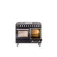 ILVE Professional Plus II 40-Inch Freestanding Dual Fuel Range with 6 Sealed Burner - UPD40FWMP