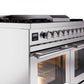 ILVE Professional Plus II 40-Inch Freestanding Dual Fuel Range with 6 Sealed Burner - UPD40FWMP