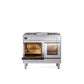 ILVE Professional Plus II 40-Inch Freestanding Dual Fuel Range with 6 Sealed Burner - UPD40FWMP