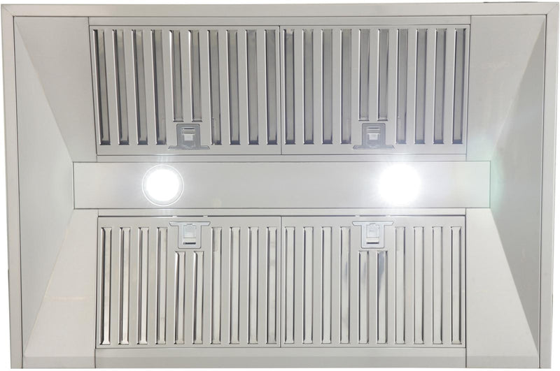 Kucht 36” Wall Mounted Range Hood with 900CFM Motor in Stainless Steel and Digital Display KRH3610A