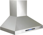 Kucht 36” Wall Mounted Range Hood with 900CFM Motor in Stainless Steel and Digital Display KRH3610A