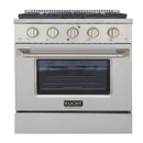 Kucht 30-Inch 4.2 Cu. Ft. Gas Range - Sealed Burners and Convection Oven in Stainless Steel KNG301-S