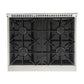 Kucht 30-Inch 4.2 Cu. Ft. Gas Range - Sealed Burners and Convection Oven in Stainless Steel KNG301-S
