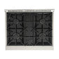 Kucht Professional 30-in 4 Burners 4.2-cu ft Convection Oven Freestanding Gas Range/Propane Gas