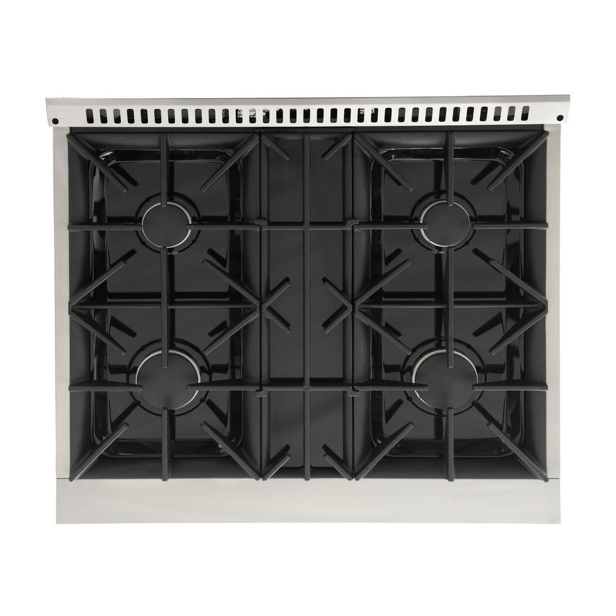 Kucht 30-Inch 4.2 Cu. Ft. Gas Range - Sealed Burners and Convection Oven in White KNG301-W