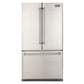 Kucht 4-Piece Appliance Package - 30-Inch Gas Range, Refrigerator, Wall Mount Hood, & Dishwasher in Stainless Steel