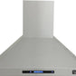 Kucht Professional 36 in. 5.2 cu ft. Natural Gas Range, Range Hood, Dishwasher & Microwave Drawer Package, AP-KNG361-S-4