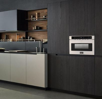 Kucht Professional 36 in. 5.2 cu ft. Natural Gas Range, Range Hood & Microwave Drawer Package, AP-KNG361-S-3
