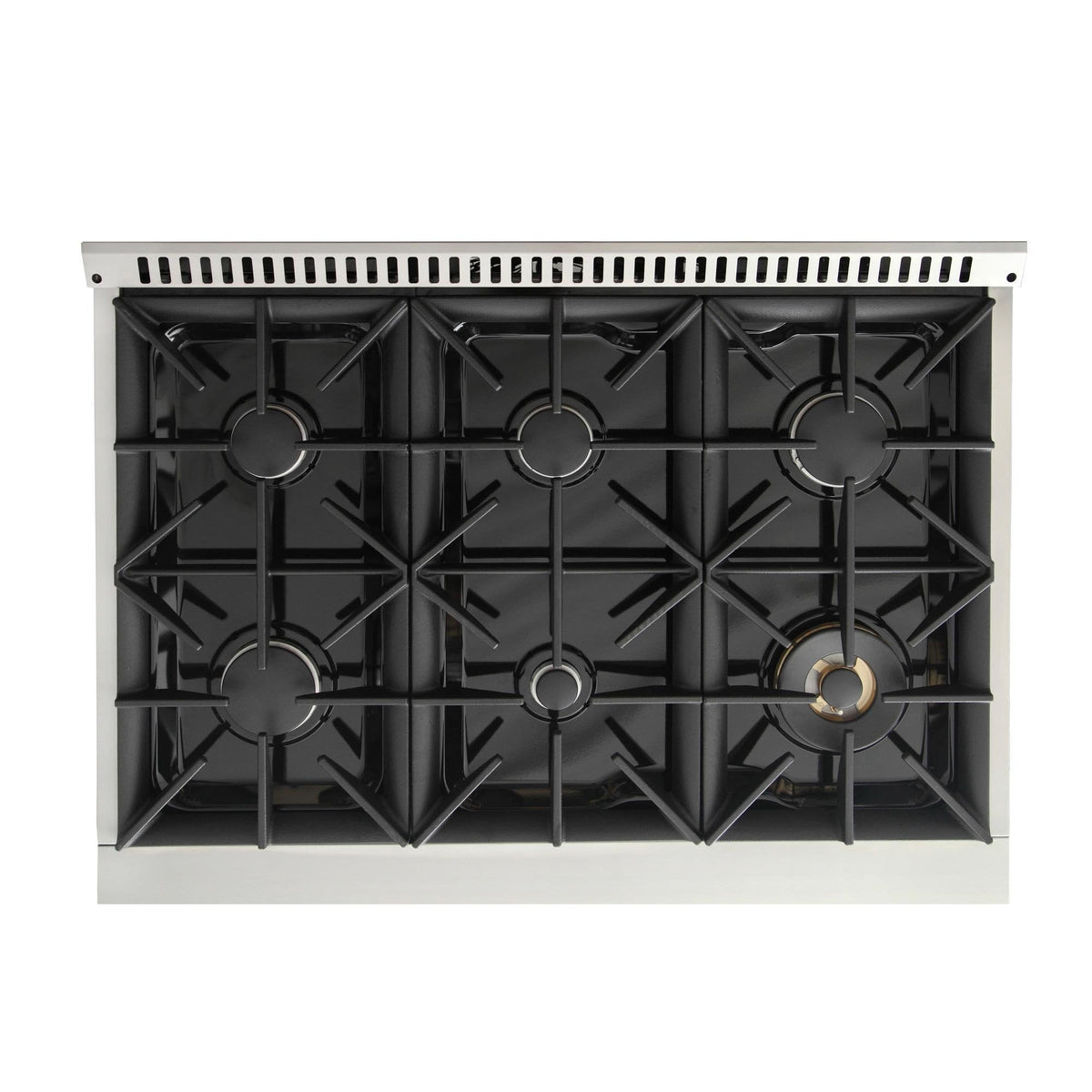 Kucht 36-Inch 5.2 Cu. Ft. Gas Range - Sealed Burners and Convection Oven in Green KNG361-G