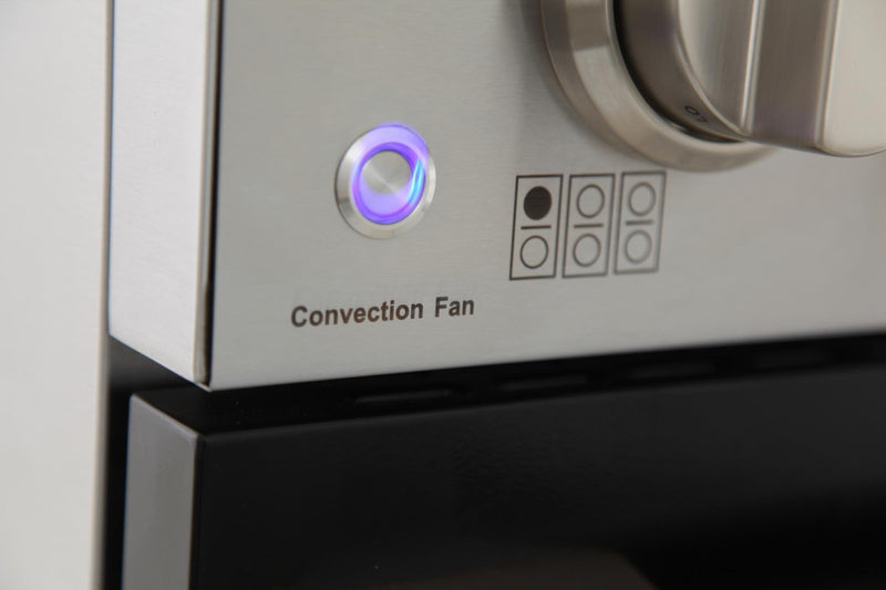 Kucht 36-Inch 5.2 Cu. Ft. Range - Sealed Burners and Convection Oven in Blue KNG361-B