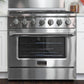 Kucht 36-Inch 5.2 Cu. Ft. Range - Sealed Burners and Convection Oven in Stainless Steel KNG361-S