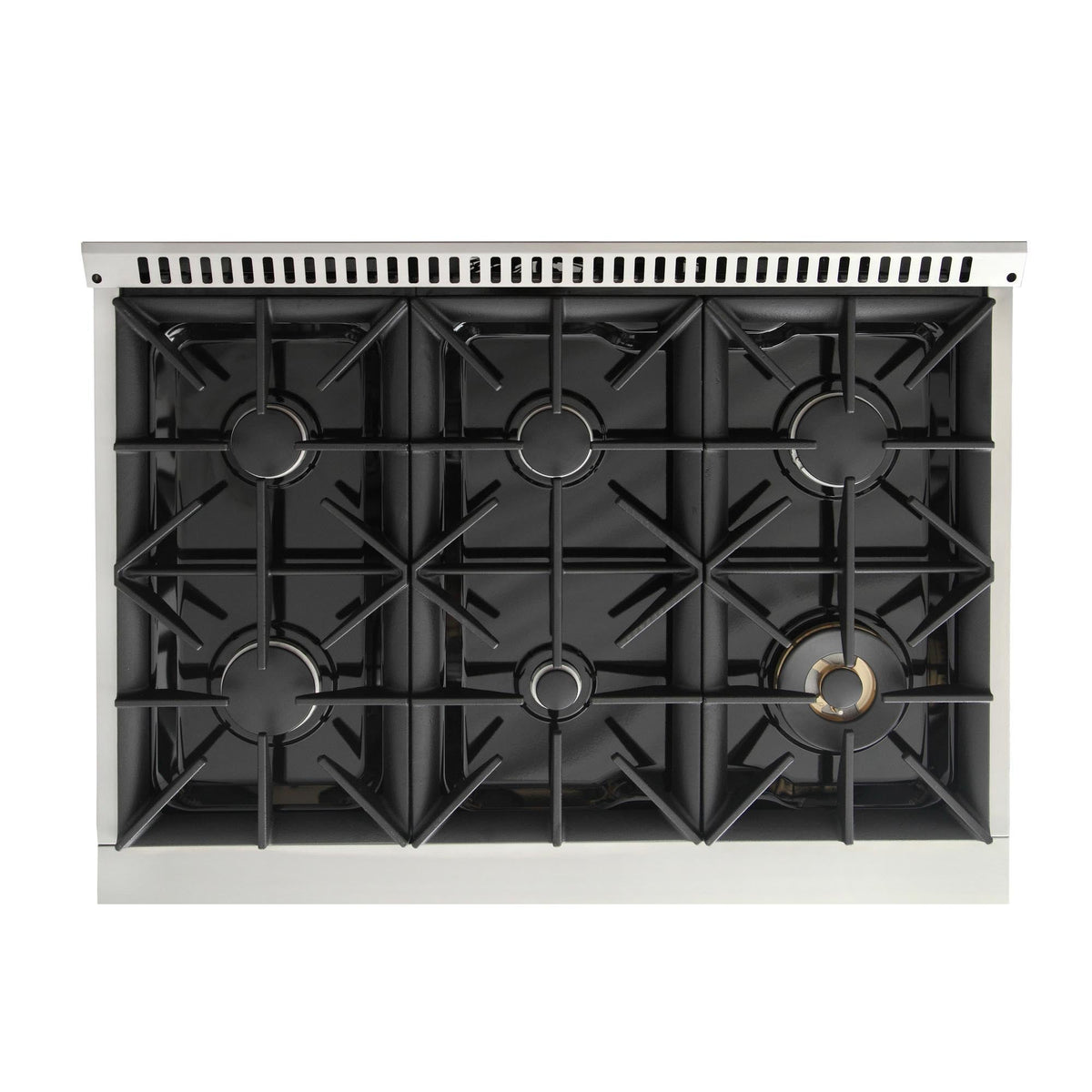 Kucht 36-Inch 5.2 Cu. Ft. Range - Sealed Burners and Convection Oven in Stainless Steel KNG361-S
