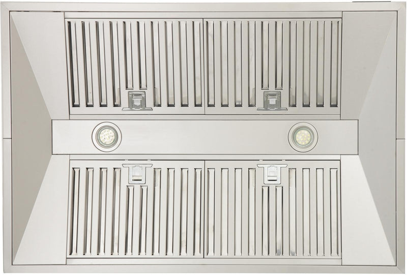 Kucht 36-Inch Island Mounted Range Hood 900CFM in Stainless Steel Modern Design KRH3612IS
