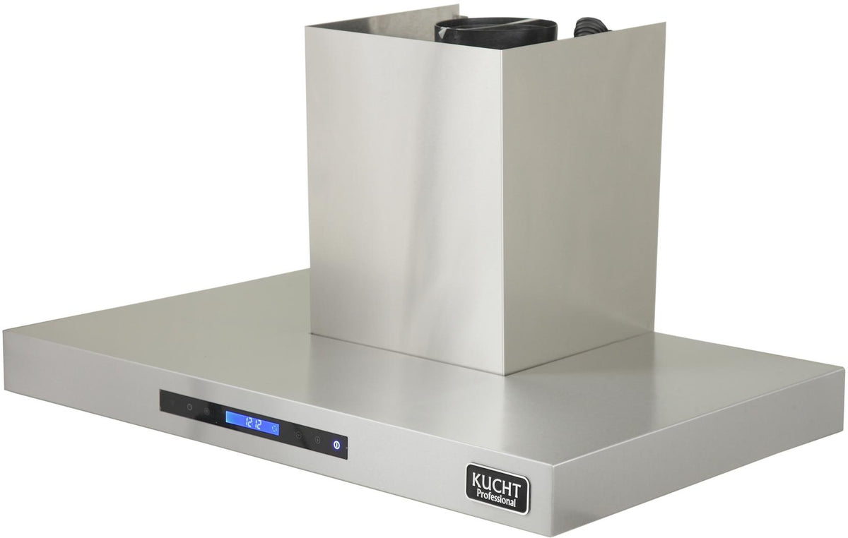 Kucht 36-Inch Wall Mounted Range Hood 900CFM in Stainless Steel with Modern Design KRH3611A