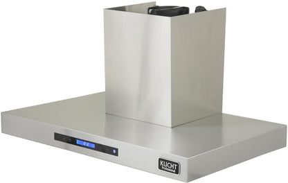 Kucht 36-Inch Wall Mounted Range Hood 900CFM in Stainless Steel with Modern Design KRH3611A