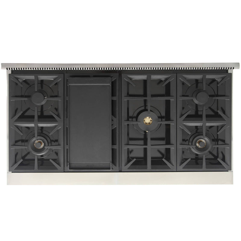 Kucht 4-Piece Appliance Package - 48" Gas Range, 36" Panel Ready Refrigerator, Wall Mount Hood, & Panel Ready Dishwasher